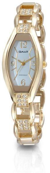 Omax Analog Watch For Women - Stainless Steel , Gold - OMJES666G003