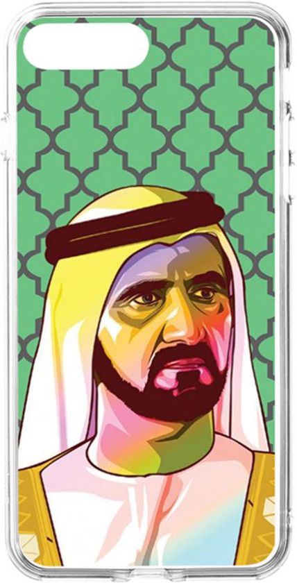 Flexible Hard Shell Case Cover For Apple iPhone 8 Plus/iPhone 7 Plus Sheik Mohammed Bin Rashid Al Maktoum 2