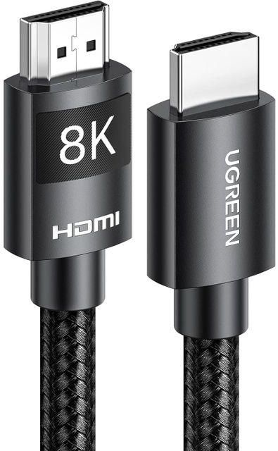 Ugreen HDMI Cable 3M HDMI 8K HDMI 2.1 Ultra HD High-Speed 48Gbps 8K@60Hz HDMI Braided Cord EARC Dynamic HDR Dolby Vision Compatible With MacBook Pro PS5 Switch TV Xbox Roku UHD TV Blu-ray Projector (40181)