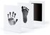 2 Uses Newborn Baby Handprint or Footprint Kit with Included Safe Clean-Touch Ink Pad Footprint Photo Black