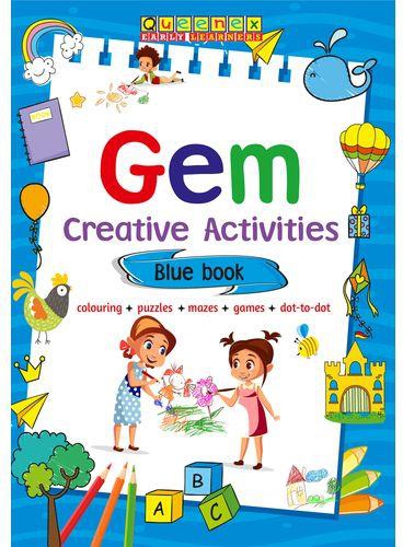Queenex Books Gem Creative Activities Blue Book