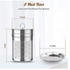 Tea Infusers 2Pcs Stainless Steel Tea Strainer Set Extra Fine Mesh Tea Steeper for Brew Tea Spices and Seasonings Small Soup Seasonings Spice Separated Basket with Long Chain and Tray (6 * 4cm)