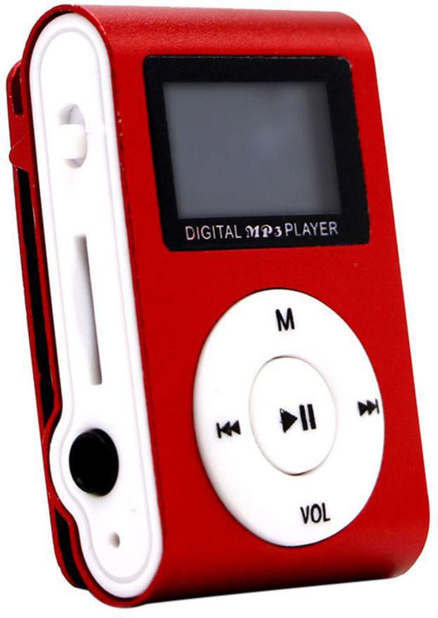 Digital LCD Display MP3 Player 8011 Red/White