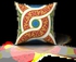 Orient Cushion, Multicolor - KM-EG10-26