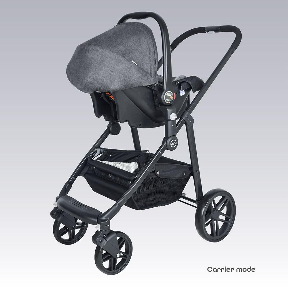 Moon - Tres 3-In-1 Travel System - Grey- Babystore.ae