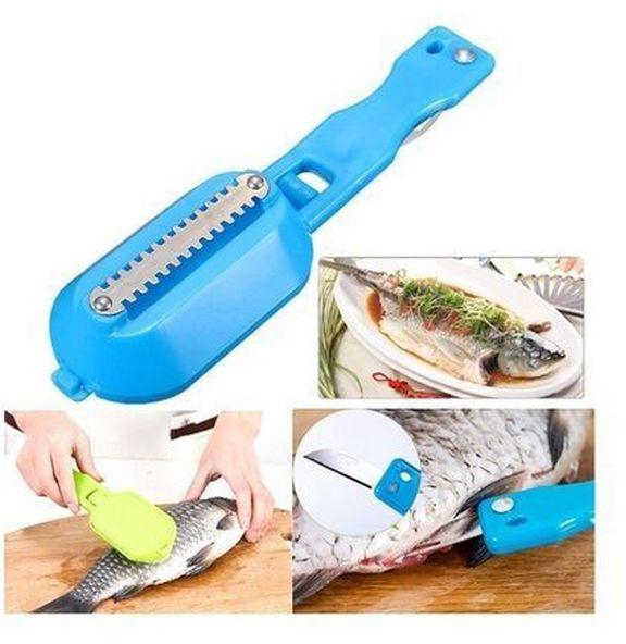 Fish Scaler With Stainless Steel Sharp Blade