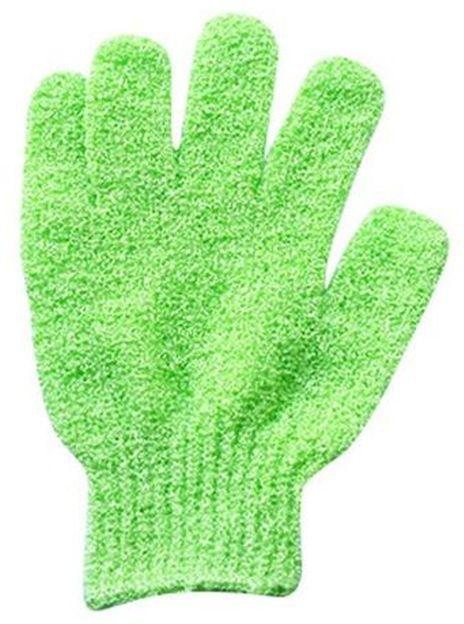 Bath & Body Works 2 Pairs Green Exfoliating Glove Sponge For Spa Bath Scrub