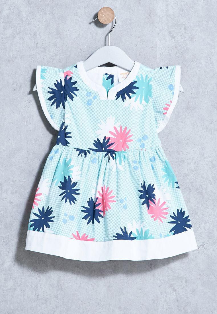 Infant Floral Print Dress