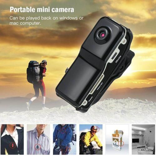LEBAIQI Portable Digital Video Recorder Mini Monitor DV Micro Pocket Concealed Camera Perfect Indoor Security Camera For Home And Office Black