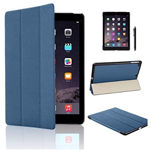 MOFRED® Blue Ultra Slim New Apple iPad Air 2 (Launched Oct. 2014) Leather Case Cover, Full Protection Smart Cover for iPad Air 2 iPad 6th Generation