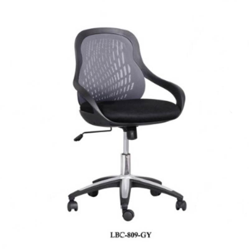 Furnituredirect Low Back Fabric Office Chair (Grey)