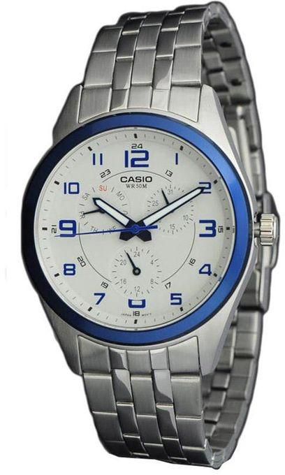 Casio MTP-1352D-8B1VD Stainless Steel Watch - Silver