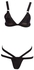 Generic Women Sexy Hollow Out Design Bikini Set - Black