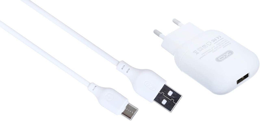 Get Wall Charger, With Type C Cable, fast Charging, XO L37 - White with best offers | Raneen.com