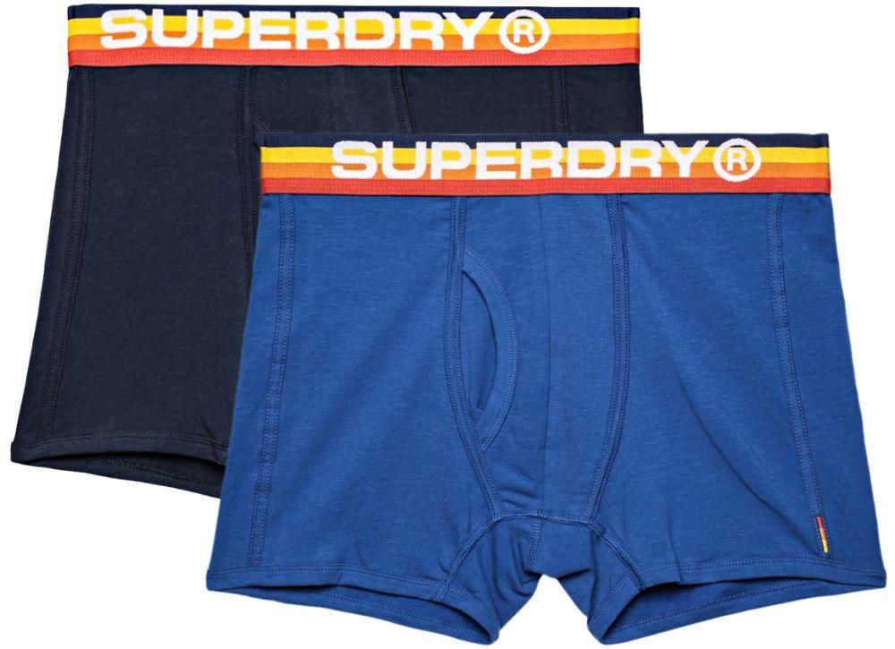Superdry 2-Pack Cali Sport Boxer For Men - L, Blue