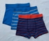Kuniboo Boys Big Striped Boxer Shorts - 3 Pack