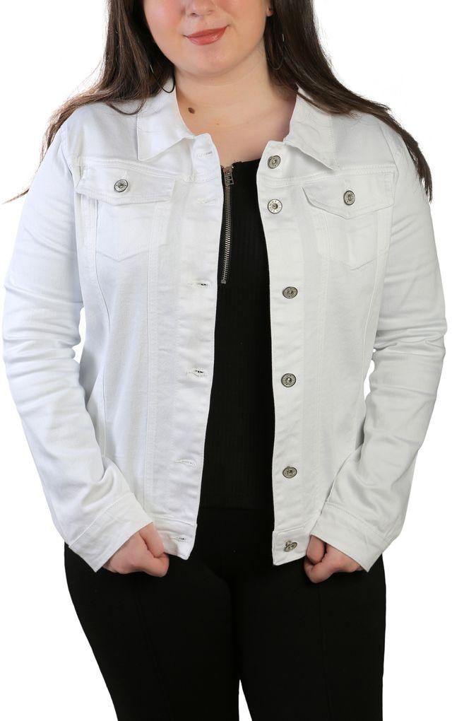 Casual Gabardine Jacket - White