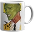 The Mask Printed Mug Green/Yellow/White Standard