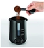 BLACK+DECKER Automatic Multipurpose Turkish Coffee Maker, Milk Warmer, Hot Chocolate Maker, 735W, 300 ml, White/Black - TCM730-B5, 2 Years Warranty
