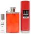 Desire Red Perfume Gift Set by Dunhill for Men -3Pc Gift Set 3.4oz Edt Spray, 1oz Edt Spray, 6.6oz Body Spray
