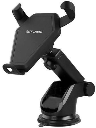 Wireless Fast Charger Car Mount Air Vent Stand Black