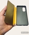 OPPO A97 Smart View Leather Flip Cover Case Window Cover Smart Display - GOLD