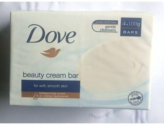 Dove Beauty Cream Bar Soap -100g X 4 Bars
