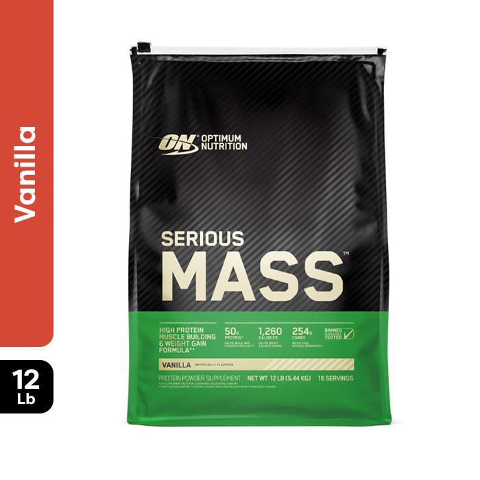 Optimum Nutrition Serious Mass Vanilla 12 lb
