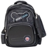حقيبة ظهر للأطفال بنمط متصل مع مقلمة مقاس 17.7 بوصة أسود / أبيض / أزرق