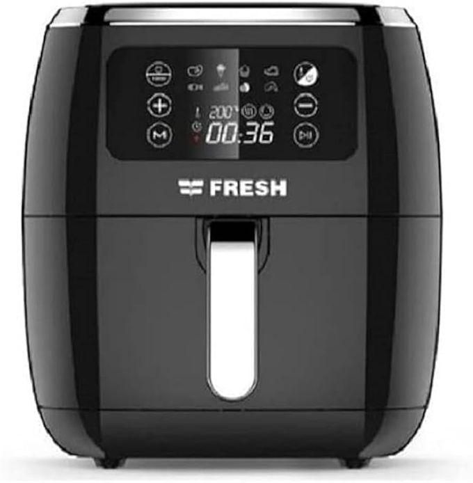 Fresh Digital Air Fryer, 5.5 Liters, 1800 Watt, Black Silver - AFF1800B