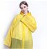 Raincoat With Hood For Women And Men Transparent Camping EVA - Yellow