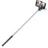 Promate miniPod Wired Selfie Stick Monopod with Built-in Remote for iPhone Android Smartphones - Black