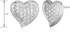 Buy Forever Facets Women's 925 Sterling Silver Cubic Zirconia Pave Heart Stud Earrings and Pendant Necklace Jewelry Set Valentine's Day Gift for Her Online in Saudi Arabia. 905172902