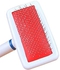 Bluelans Pet Dog Shedding Brush Hair Fur Grooming Handle Grip Trimmer Comb Red