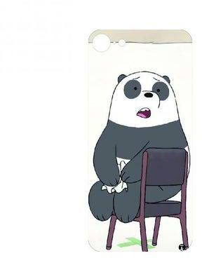 Printed Back Phone Sticker For iphone 6 Plus Animation Ice Bear From We Bare Bears By Cartoon Network