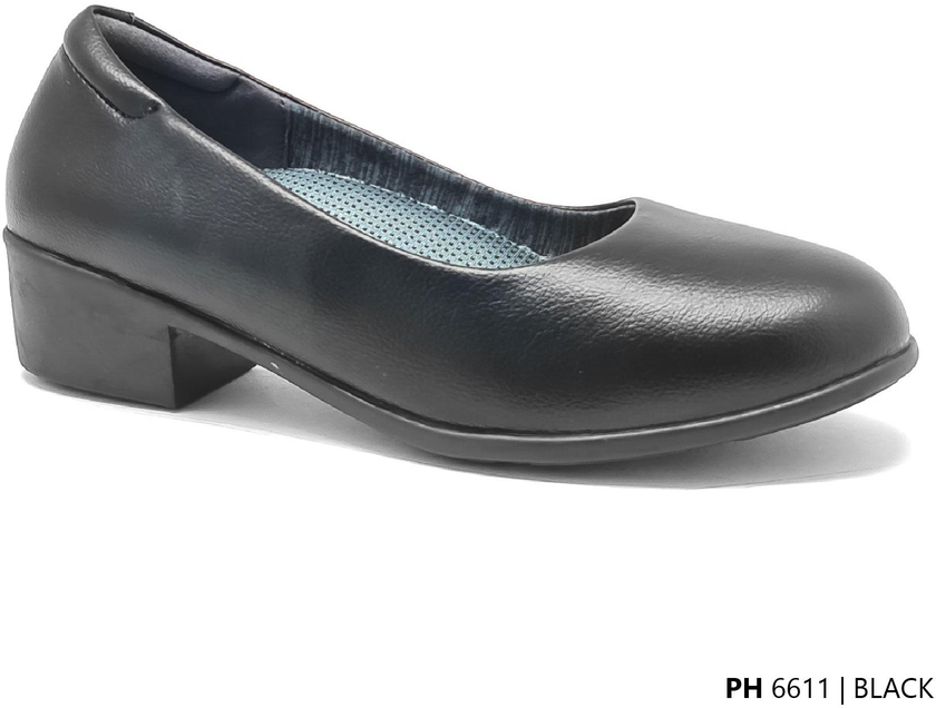 Footlinkonline D11 Model PH 6611 Women Shoes - 9 Sizes (Black)