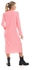 aZeeZ Azeez Paris Pink Ribbed knit cotton blend sweater dress + Free Headband
