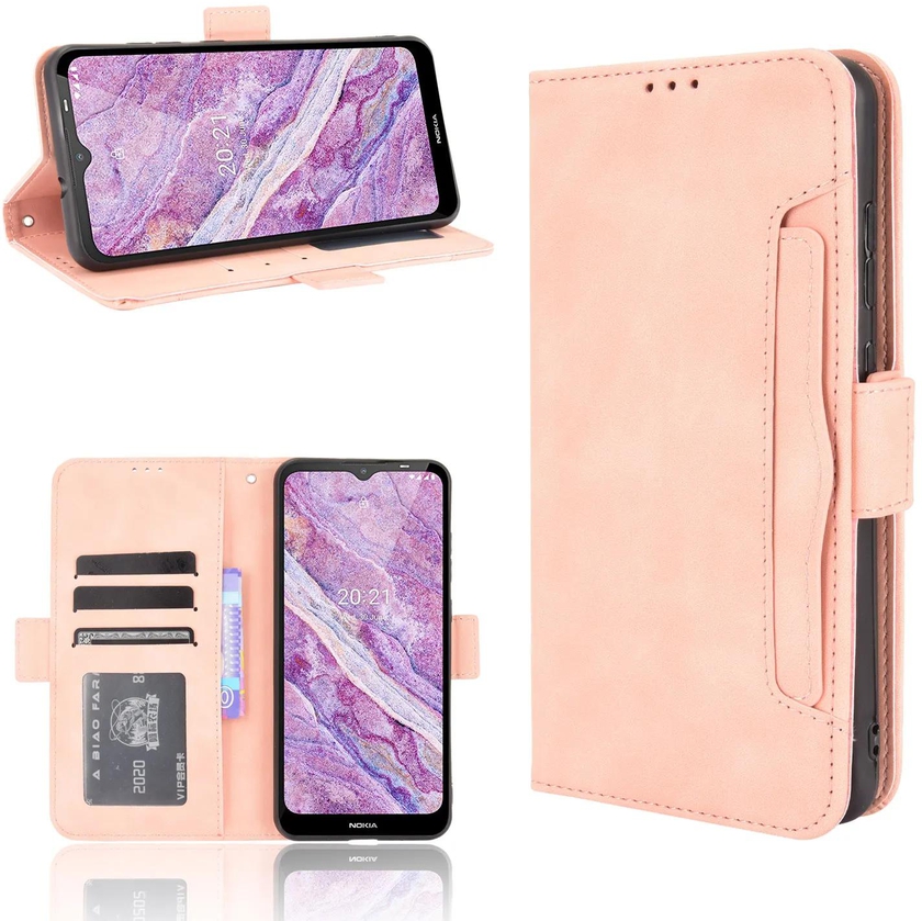 Shinwo - Wallet Leather Phone Case for Nokia C10 Nokia C20 Shockproof Durable Retro Flip Stand Cover