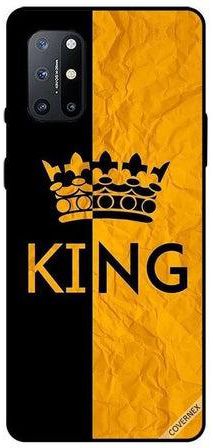 King Design Protective Case Cover For OnePlus 8T Yellow/Black