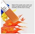 12pcs/set Nylon Flat Wood Hair Pen Holder Paint Brush Grill Painting Pen Art Supplies