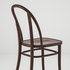 IDANÄS / SKOGSBO Table and 2 chairs - white/dark brown 51/86x96 cm