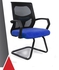 El Helow Style Office Waiting Chair - Black&blue