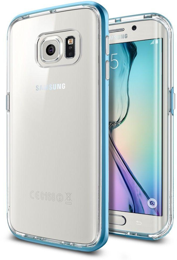 Spigen Galaxy S6 EDGE Neo Hybrid CC Samsung Case / Cover [Blue Topaz]
