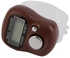 Electronic Counter Digital Rosary, Brown