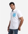 Ravin Short Sleeves Shirt - White & Baby Blue