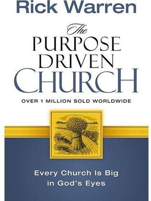 Jumia Books The Purpose Driven Church: Every Church Is Big In God's Eyes