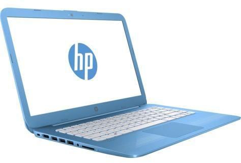 HP Stream 14-ax000ne Laptop - Intel Celeron N3060, 14-Inch, 32GB, 2GB, En-Ar Keyboard, Win 10, Auqa Blue