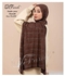 Farah Sondos Kuwayti Style Striped Cotton Lycra Hijab Scarf - Chic And Comfortable Head Covering - Irish Coffee