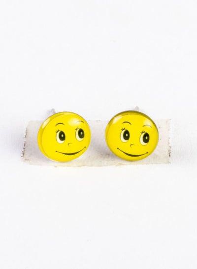 Small Metal Earring for Baby-Premium Quality- Emoji (9) Premium Quality & Against Color Change