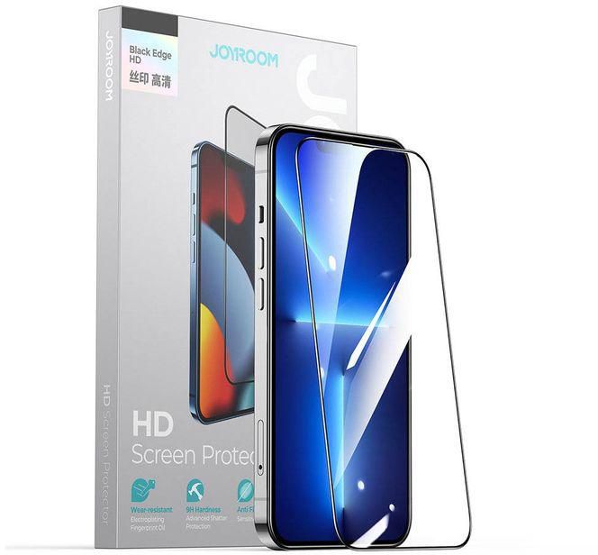 JOYROOM Knight 2,5D TG Tempered Glass For IPhone 14 Pro Max Full Screen With Frame Transparent (JR-H02)
